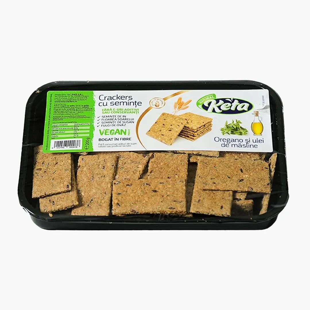 Keta Keta Crackers cu Oregano si Ulei De Masline | Webcoffee