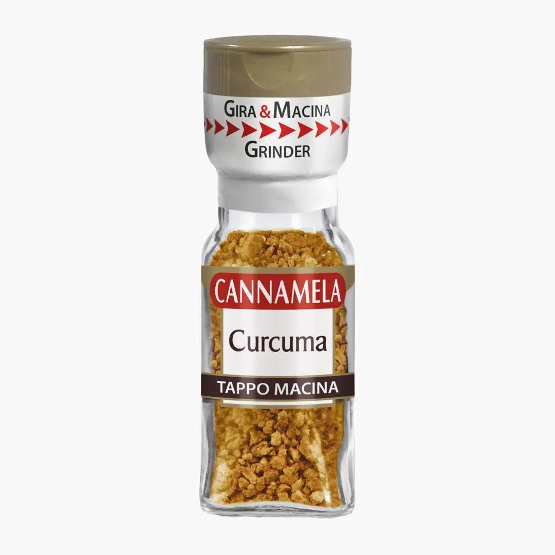 Cannamela Turmeric în râșniță de sticlă, 31 g, condiment măcinabil
