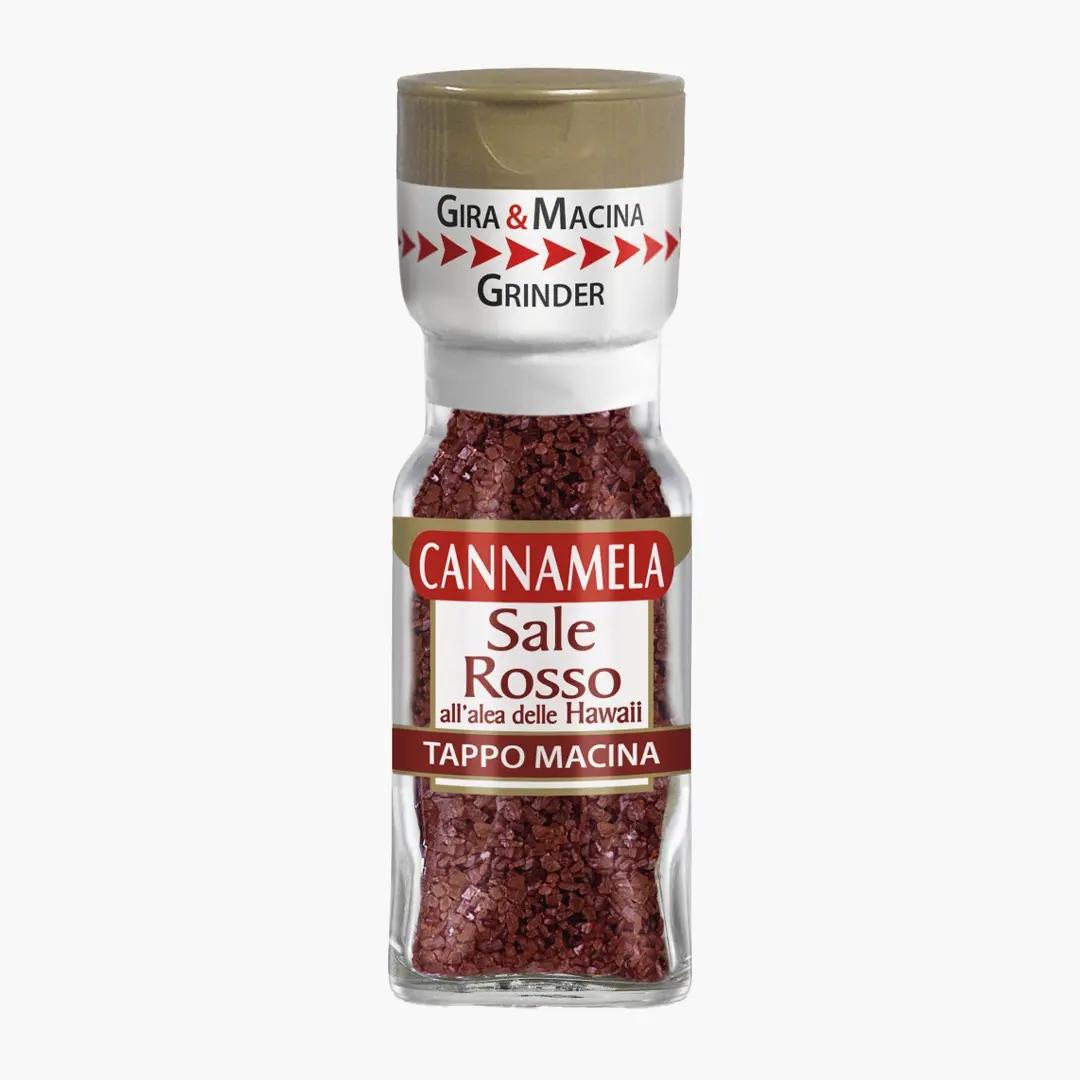 Cannamela Sare roșie de Hawaii în râșniță din sticlă, 60 g, condiment