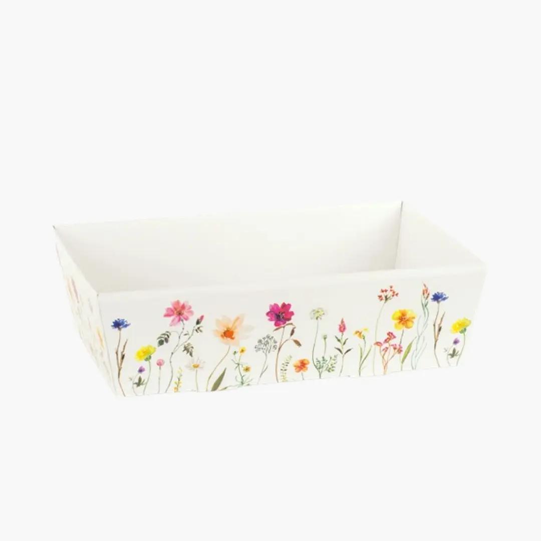Scotton S.p.A. Tavita pentru cosuri cadouri Flowers, Scotton 29x21x9h cm | Webcoffee