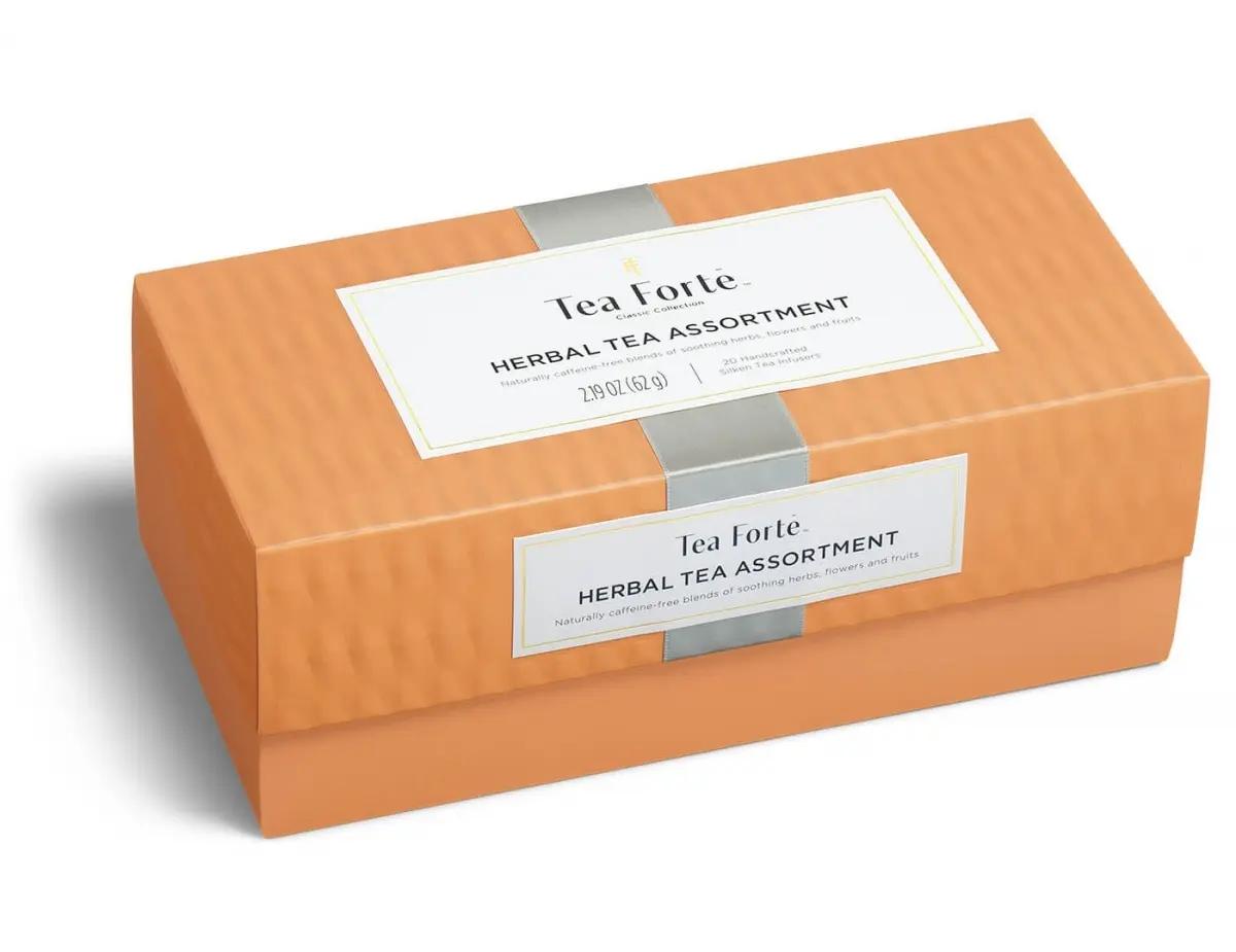 Tea Forte Cutie cu 20 de Piramide de Ceai Herbal Assortment Tea Forte - Siropuri, Ceaiuri și Ciocolată Caldă | Webcoffee