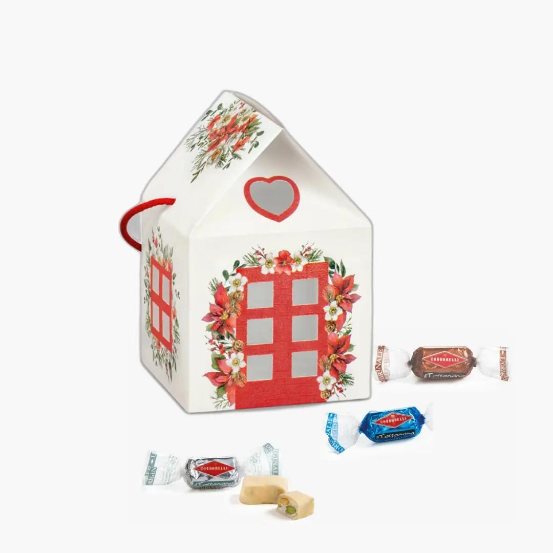 Condorelli Căsuța cu bomboane asortate Torroncini 250 g, cutie cadou cu nougat