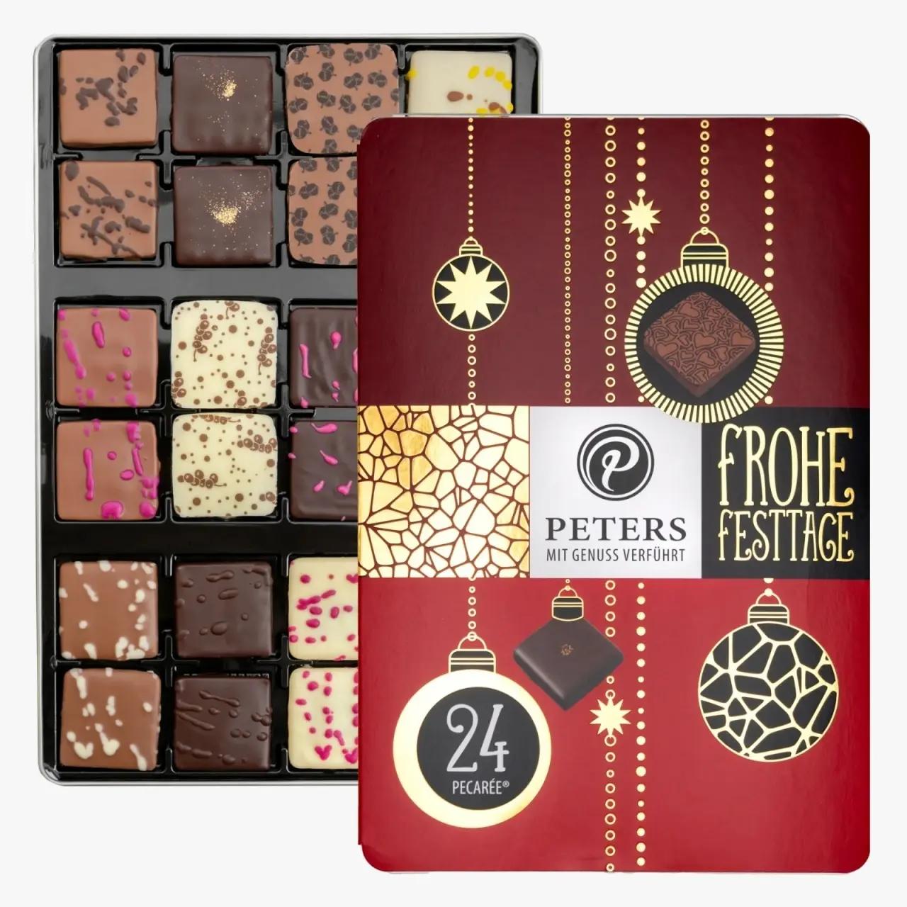 Peters Mini tablete ciocolata artizanala Peters Pecaree Gold 255g | Webcoffee