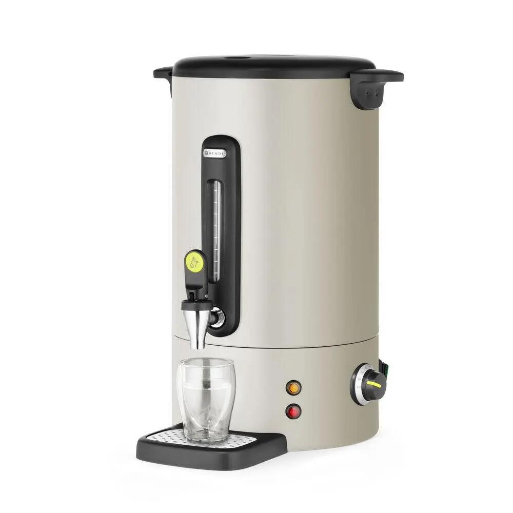 Hendi Boiler pentru bauturi calde alb mat 9 l Design de Bronwasser, 220-240V/950W, 307x330x(H)450mm - Espressoare și Rășnițe de Cafea Profesionale | Webcoffee