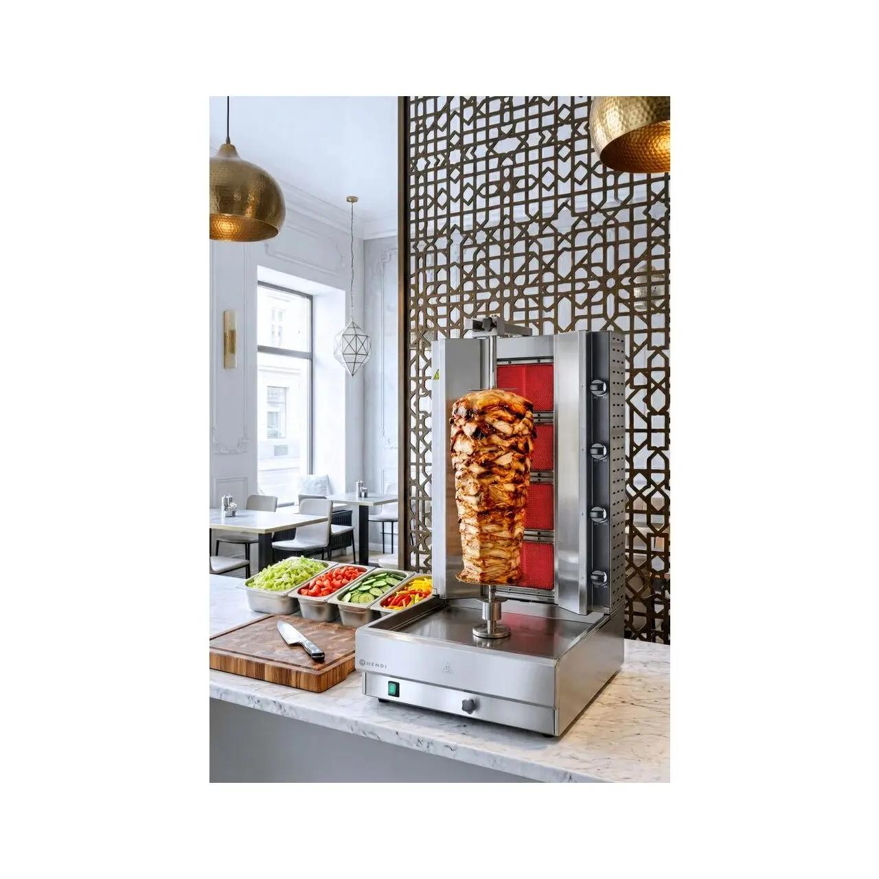 Hendi Kebab Grill, gaz, HENDI, 230V/13200W, 13,2kW, 537x639x(H)1013mm - Echipamente HoReCa Profesionale | Webcoffee