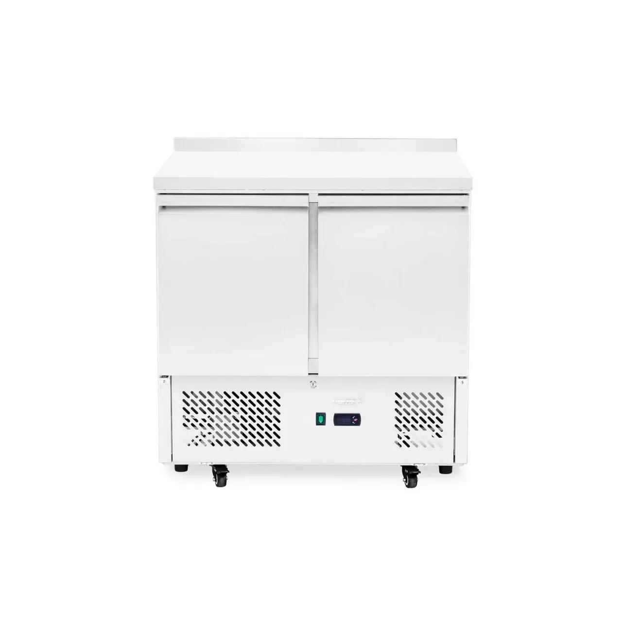 Hendi Masă frigorifică cu 2 uși, Arktic, 169L, Argintiu, 230V/220W, 900x700x(H)908mm | Webcoffee