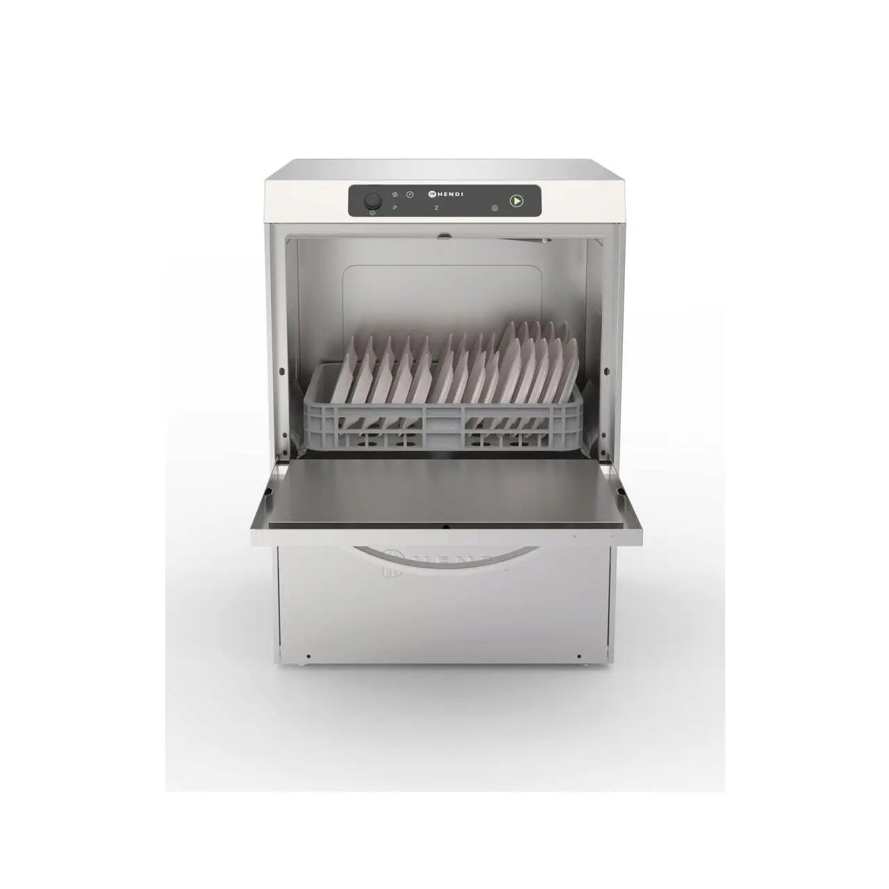 Hendi Mașină de spălat vase 40x40, control electronic, HENDI, Profi Line, Argintiu, 230V/2970W, 473x513x(H)689mm - Echipamente HoReCa Profesionale | Webcoffee