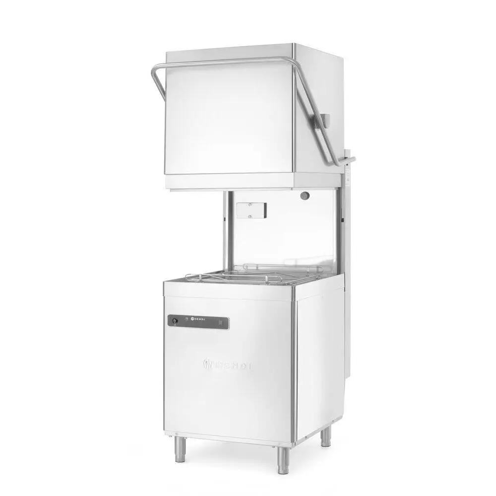 Hendi Mașină de spălat vase cu capotă (pass-through), control electronic, HENDI, Profi Line, Argintiu, 400V/6520W, 655x785x(H)1500mm - Echipamente HoReCa Profesionale | Webcoffee
