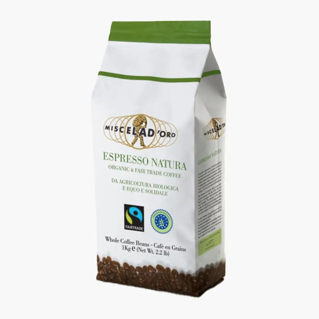Miscela d'Oro Cafea boabe BIO Espresso Natura, cafea pentru espresso, 1 kg