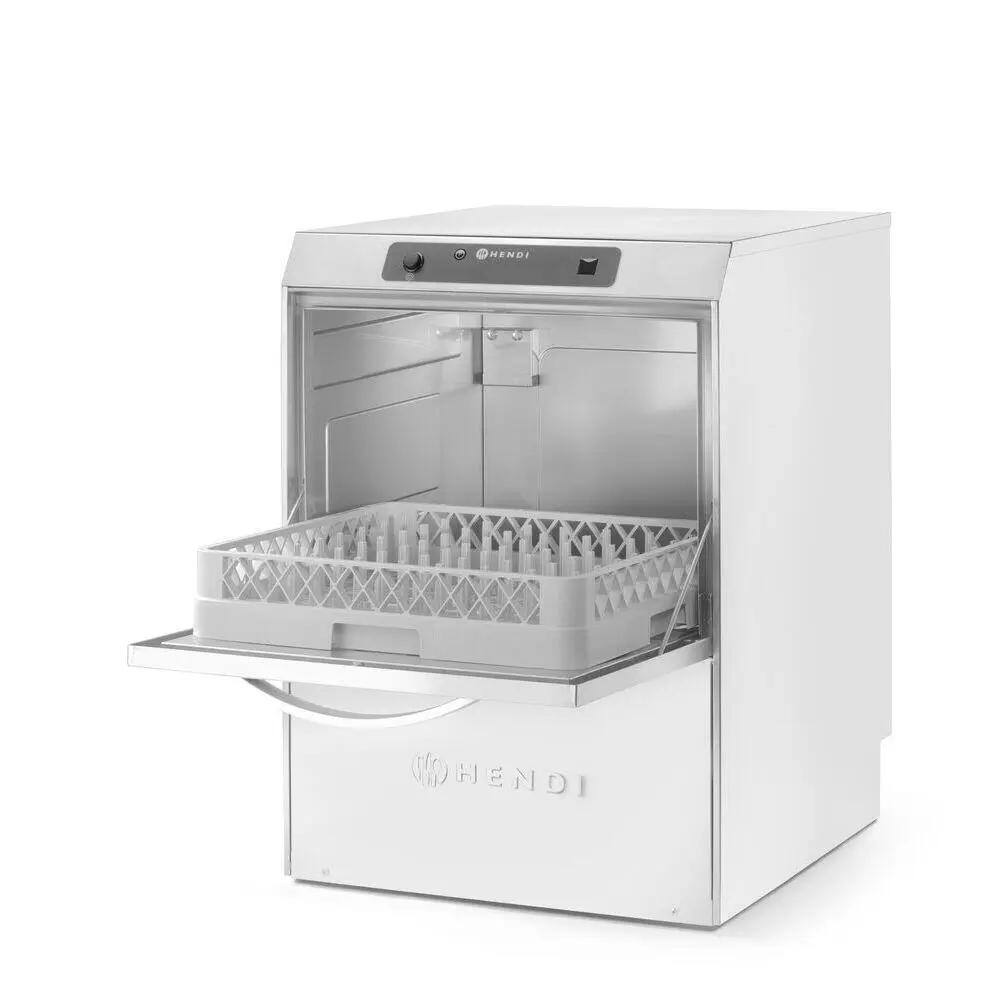 Hendi Mașină de spălat vase 50x50, control electronic, HENDI, Profi Line, Argintiu, 400V/4400W, 582x610x(H)822mm - Echipamente HoReCa Profesionale | Webcoffee