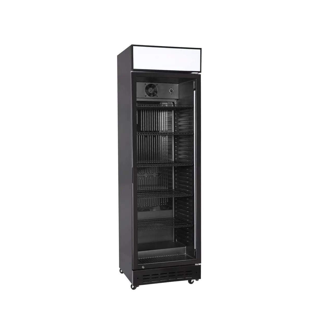 Hendi Răcitor de bar cu o ușă, Arktic, Carcasă cu iluminare LED și întrerupător , 274L, Negru, 230V/250W, 600x577x(H)2029mm - Echipamente HoReCa Profesionale | Webcoffee