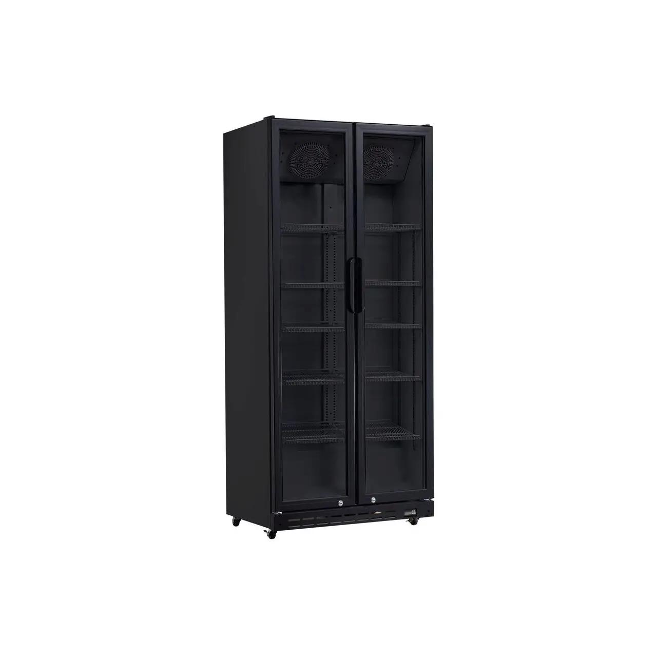 Hendi Răcitor de bar cu două uși, Arktic, 437L, Negru, 230V/510W, 870x605x(H)1996mm - Echipamente HoReCa Profesionale | Webcoffee