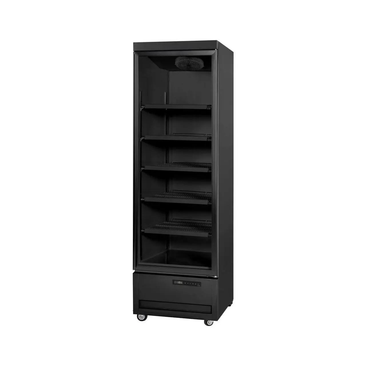 Hendi Vitrină frigorifică, Arktic, 371L, Negru, 230V/350W, 745x745x(H)2100mm - Echipamente HoReCa Profesionale | Webcoffee