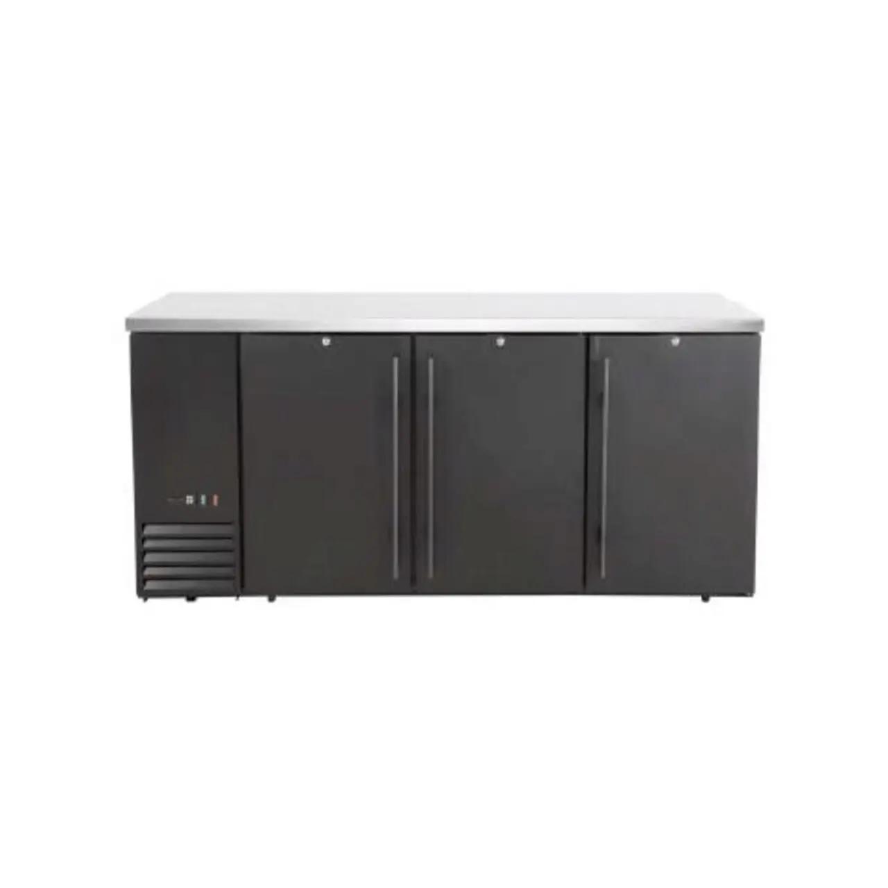 Hendi Masă frigorifică de bar cu uși pline, Arktic, 6 rafturi, 493L, Negru, 230V/185W, 1826x631x(H)865mm - Echipamente HoReCa Profesionale | Webcoffee