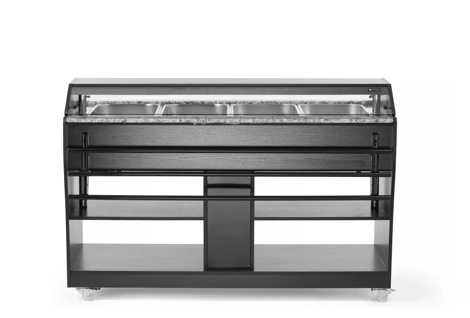 Hendi Bufet Cald 4 x GN 1/1 Hendi 1.490 x 765 x (H)1.370 mm - Echipamente HoReCa Profesionale | Webcoffee