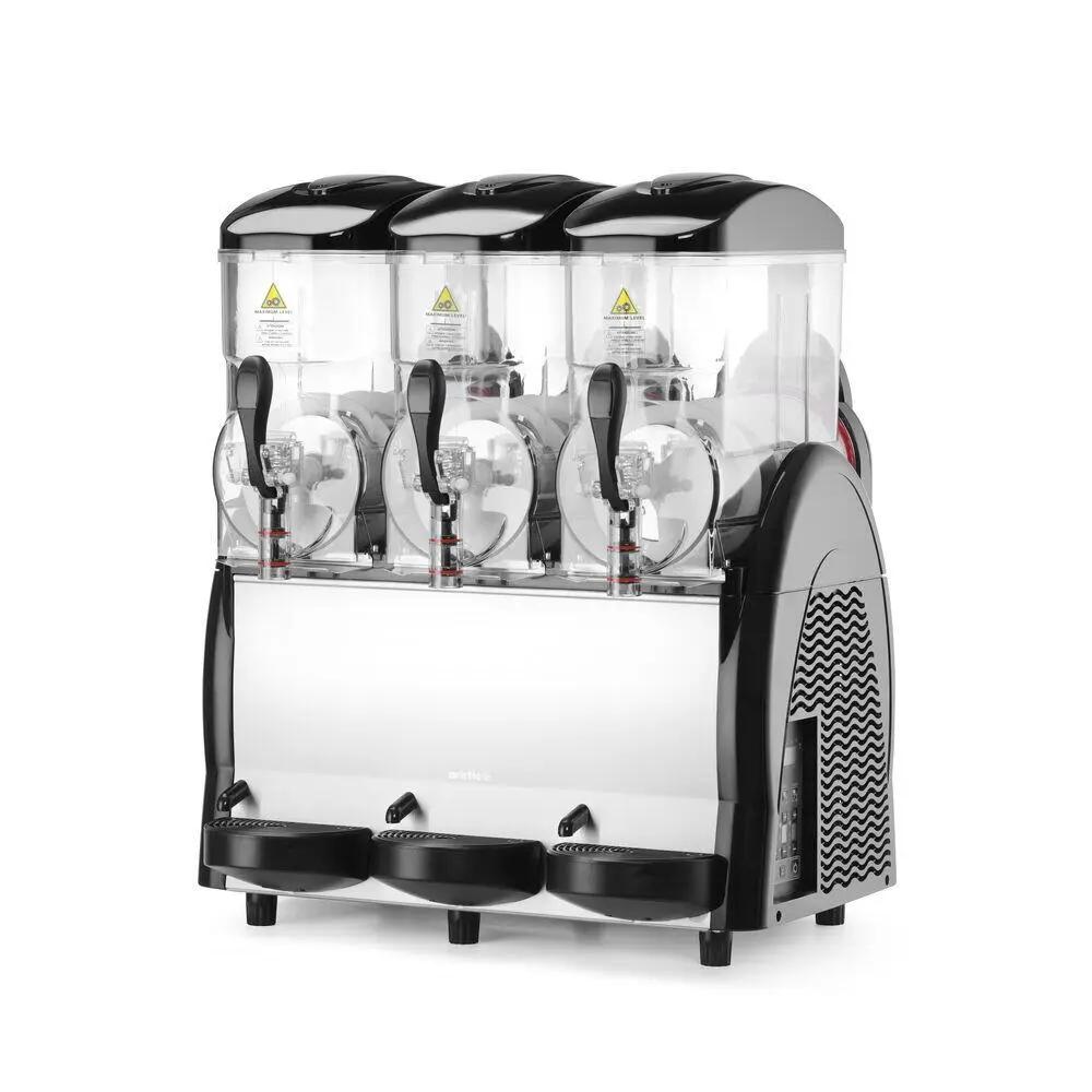 Hendi Aparat granita triplu Arktic, 1080w, negru, capacitate 3x12L, -2 pana la 10 grade,515x670x(h)810mm - Echipamente HoReCa Profesionale | Webcoffee