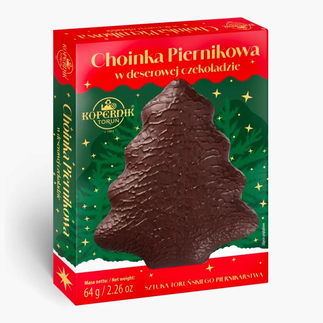 Kopernik Turta dulce bradut cu ciocolata Christmas Tree Kopernik 64g | Webcoffee