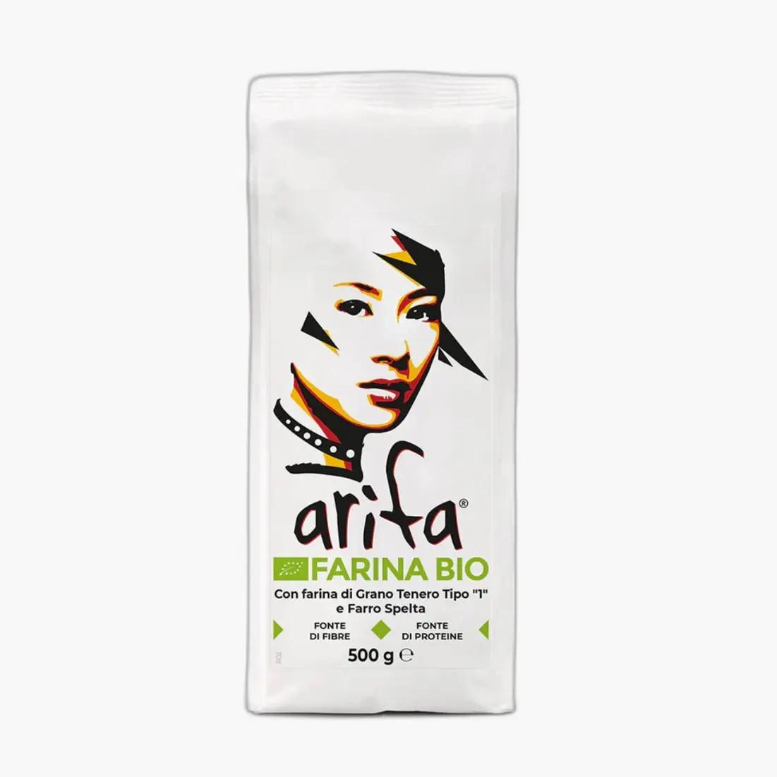 Ruggeri Făină din multicereale Bio Arifa 200 g, făină organică pentru pâine și prăjituri