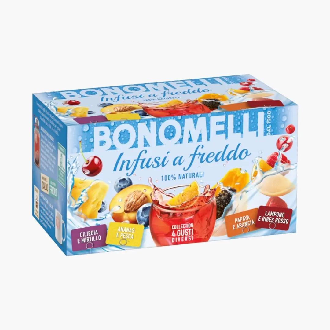 Bonomelli Ceai Rece de Fructe 4 Arome Bonomelli 20 plicuri - Consumabile HoReCa Premium | Webcoffee