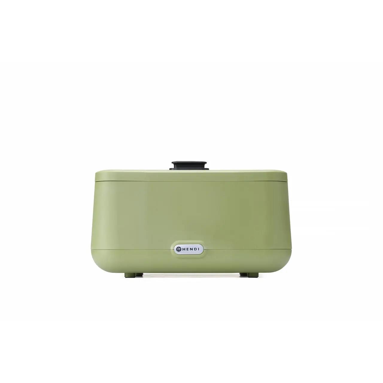 Hendi Chafing dish UNIQ, HENDI, designed by Robert Bronwasser, GN 2/3, Verde, 230V/500W, 433x403x(H)248mm - Echipamente HoReCa Profesionale | Webcoffee