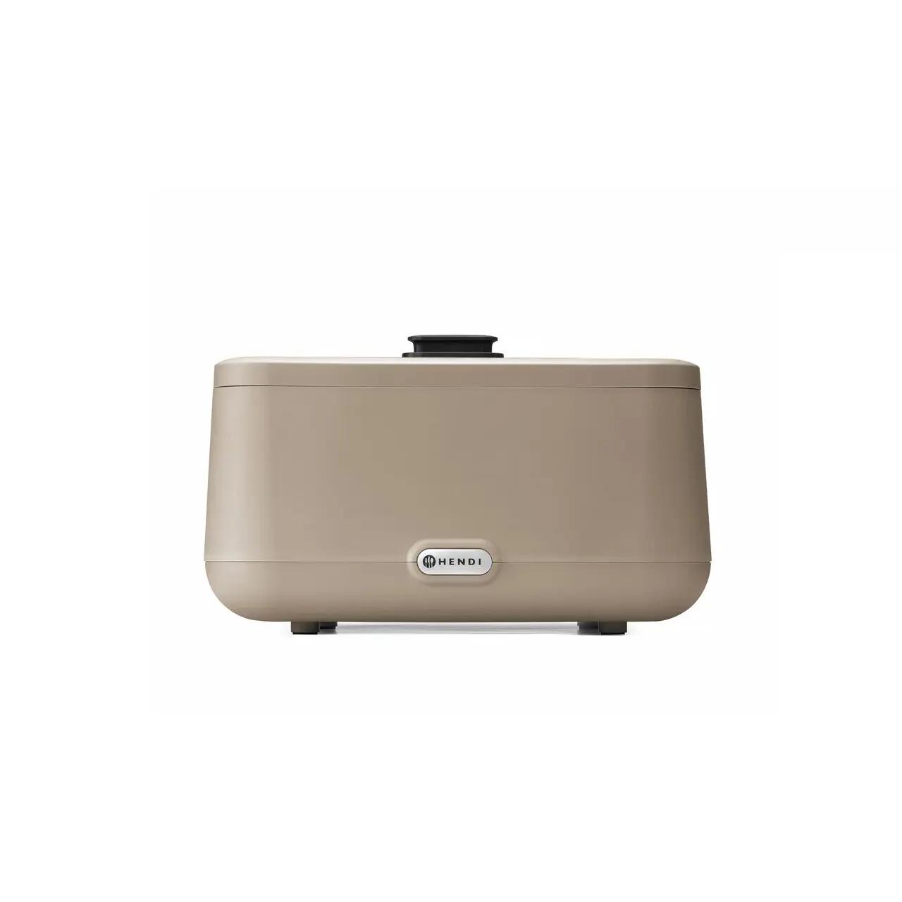Hendi Chafing dish UNIQ, HENDI, designed by Robert Bronwasser, GN 2/3, Bej, 230V/500W, 433x403x(H)248mm - Echipamente HoReCa Profesionale | Webcoffee