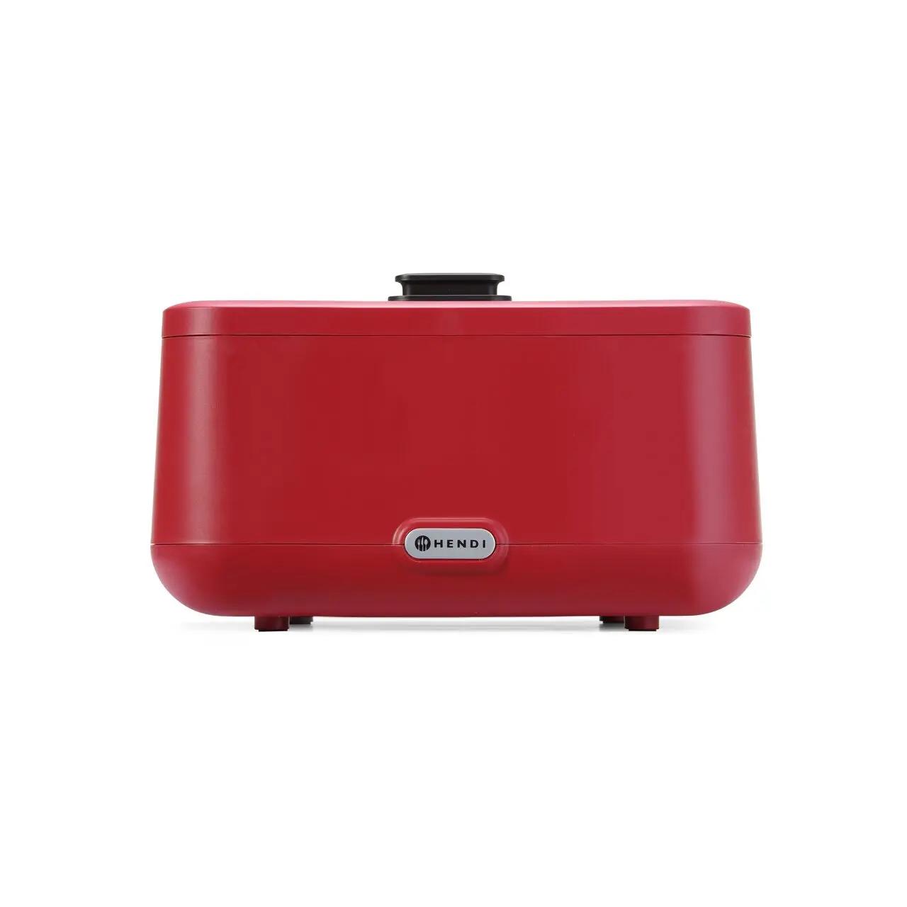 Hendi Chafing dish UNIQ, HENDI, designed by Robert Bronwasser, GN 2/3, Roșu, 230V/500W, 433x403x(H)248mm - Echipamente HoReCa Profesionale | Webcoffee