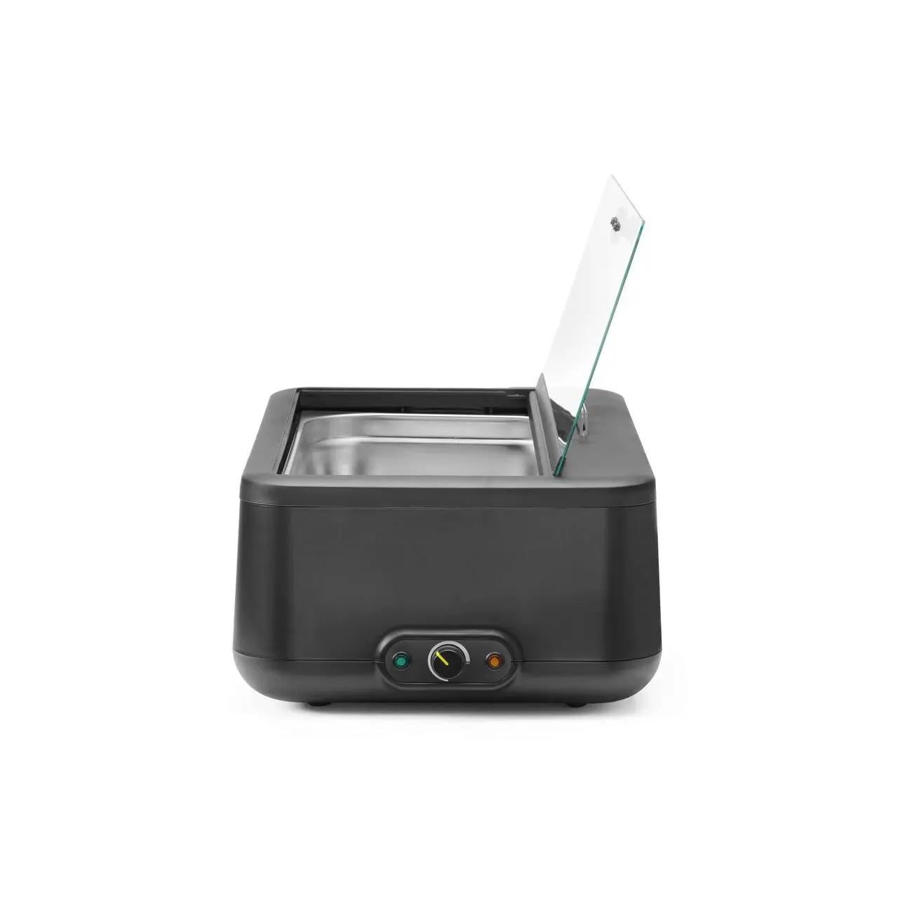 Hendi Chafing dish UNIQ, control analogic, HENDI, GN 2/3, Negru, 230V/500W, 403x454x(H)248mm - Echipamente HoReCa Profesionale | Webcoffee
