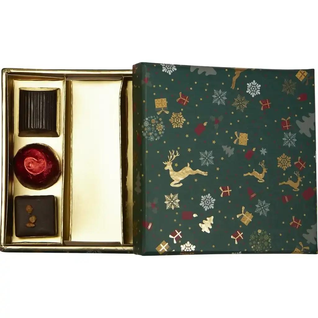 Valentino Chocolatier Praline belgiene Féerie de Noël, 9 praline în cutie