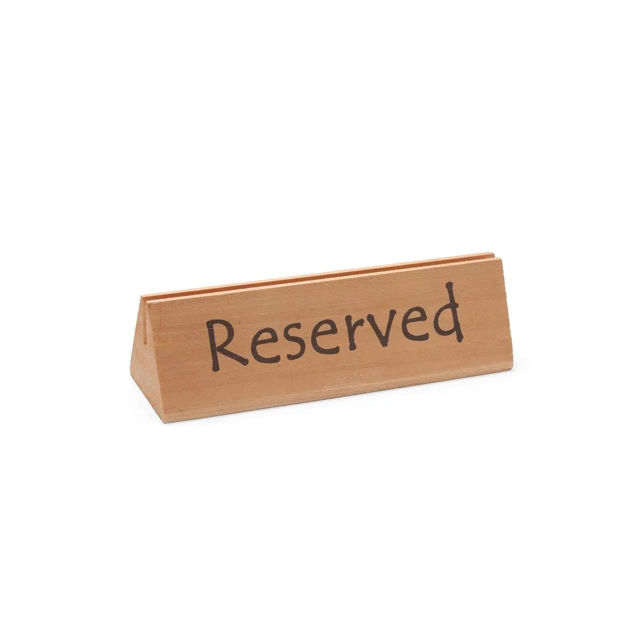 Hendi Semn de masa "Reserved" Hendi - Echipamente HoReCa Profesionale | Webcoffee