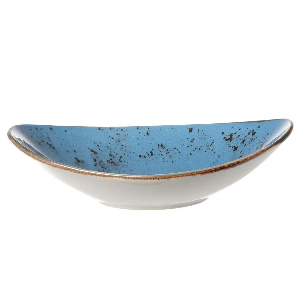 Hendi Farfurie de servire albastra barcuta, 250x160 mm - Articole pentru Bucatarie si Bufet | Webcoffee