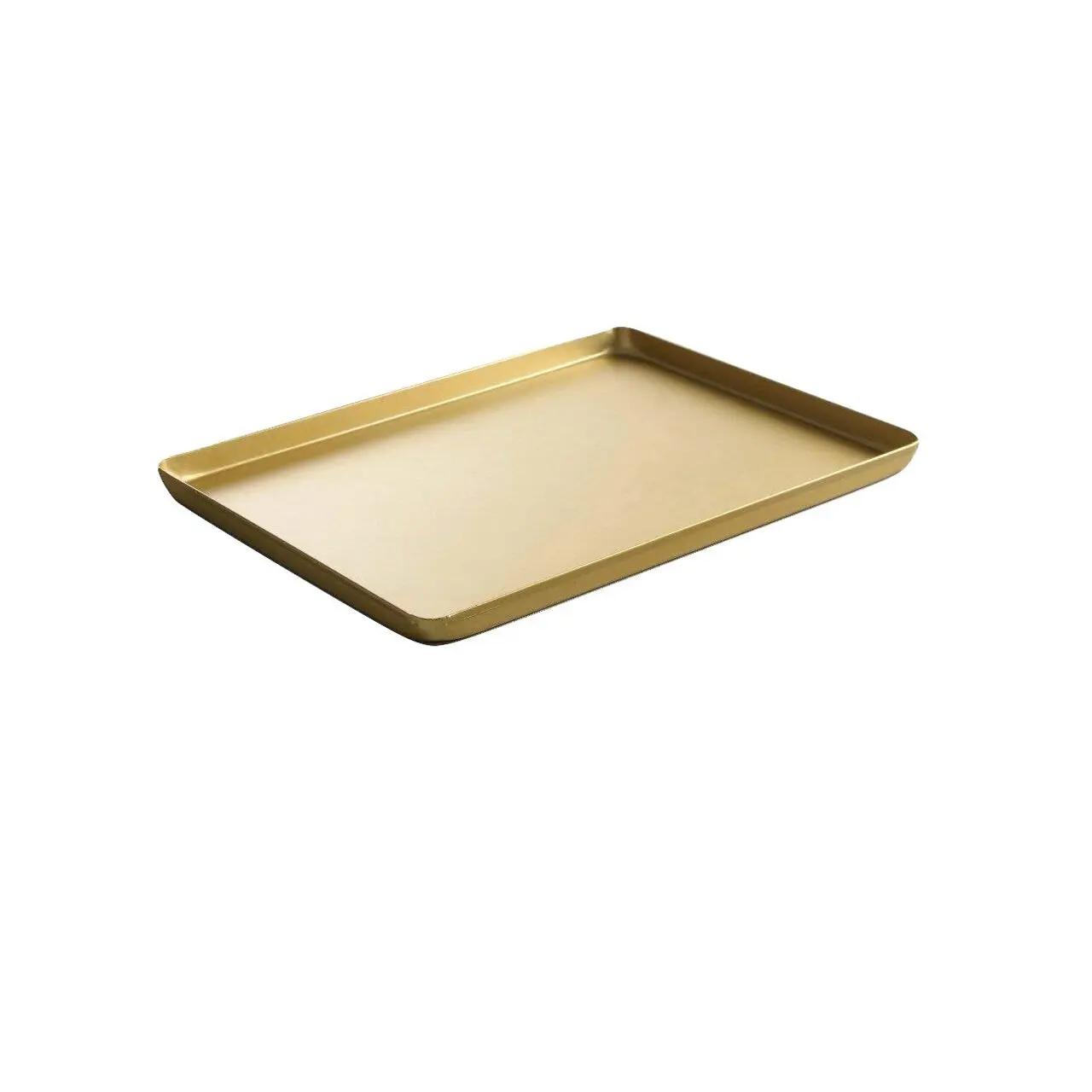 Hendi Tavă de prezentare aurie Hendi din aluminiu, 400x300x20 mm - Articole pentru Bucatarie si Bufet | Webcoffee
