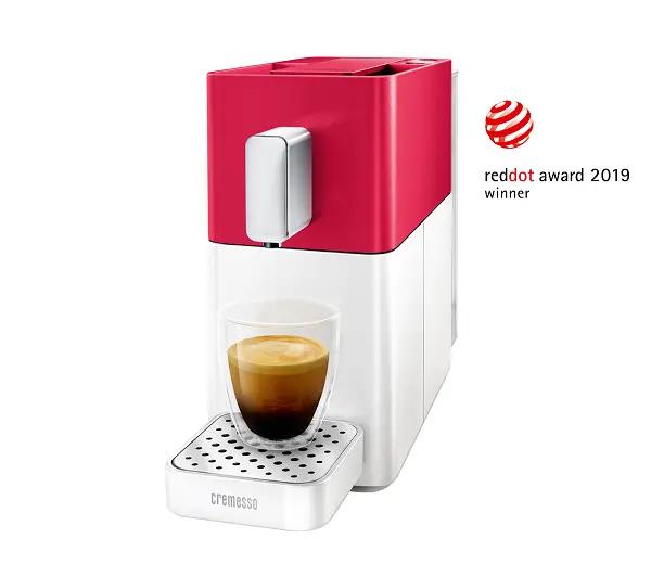 Cremesso Espressor Cremesso Easy Heart Red-Shell White - Espressoare și Rășnițe de Cafea Profesionale | Webcoffee