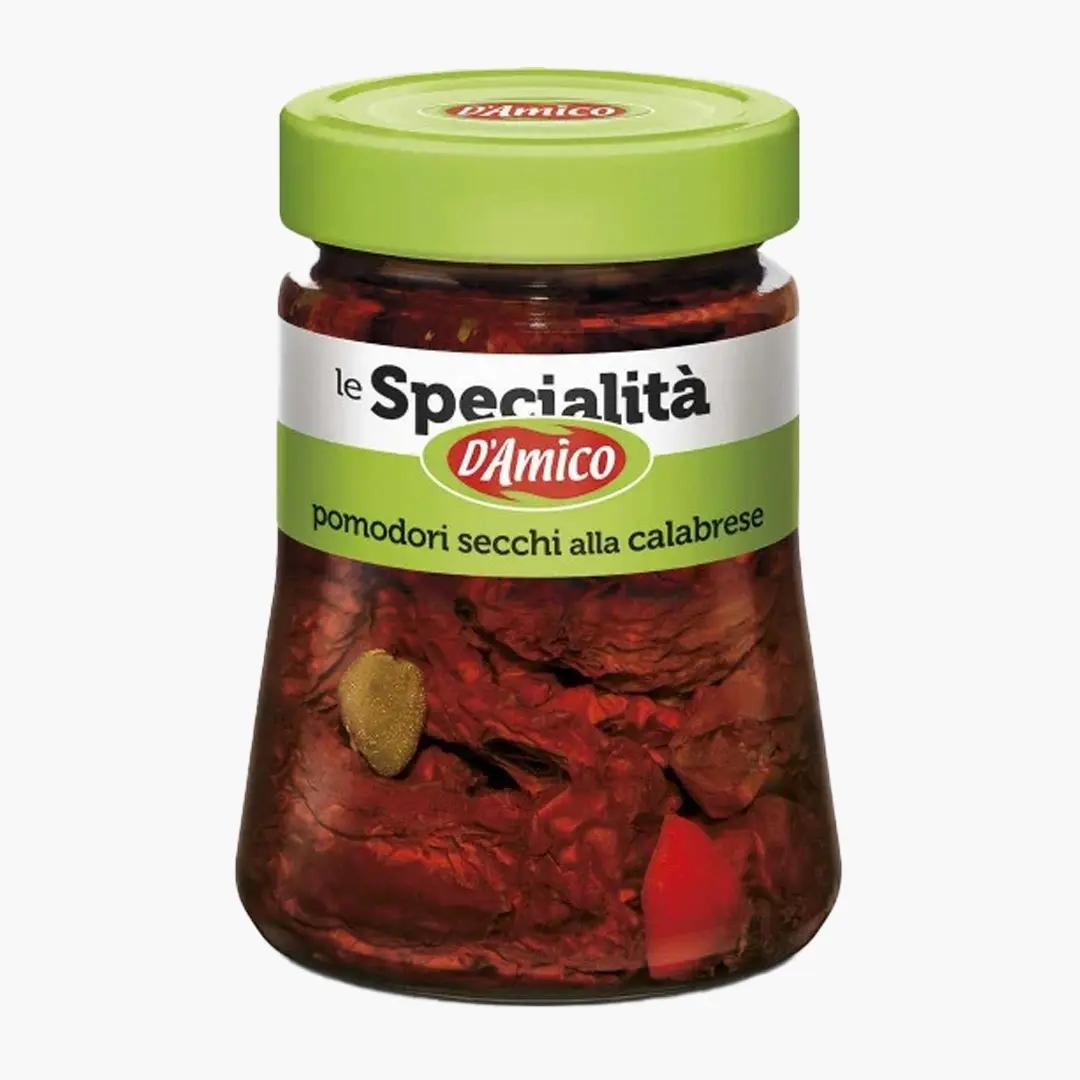 D'Amico Rosii uscate calabrese in ulei, fara gluten, D'Amico 280g | Webcoffee