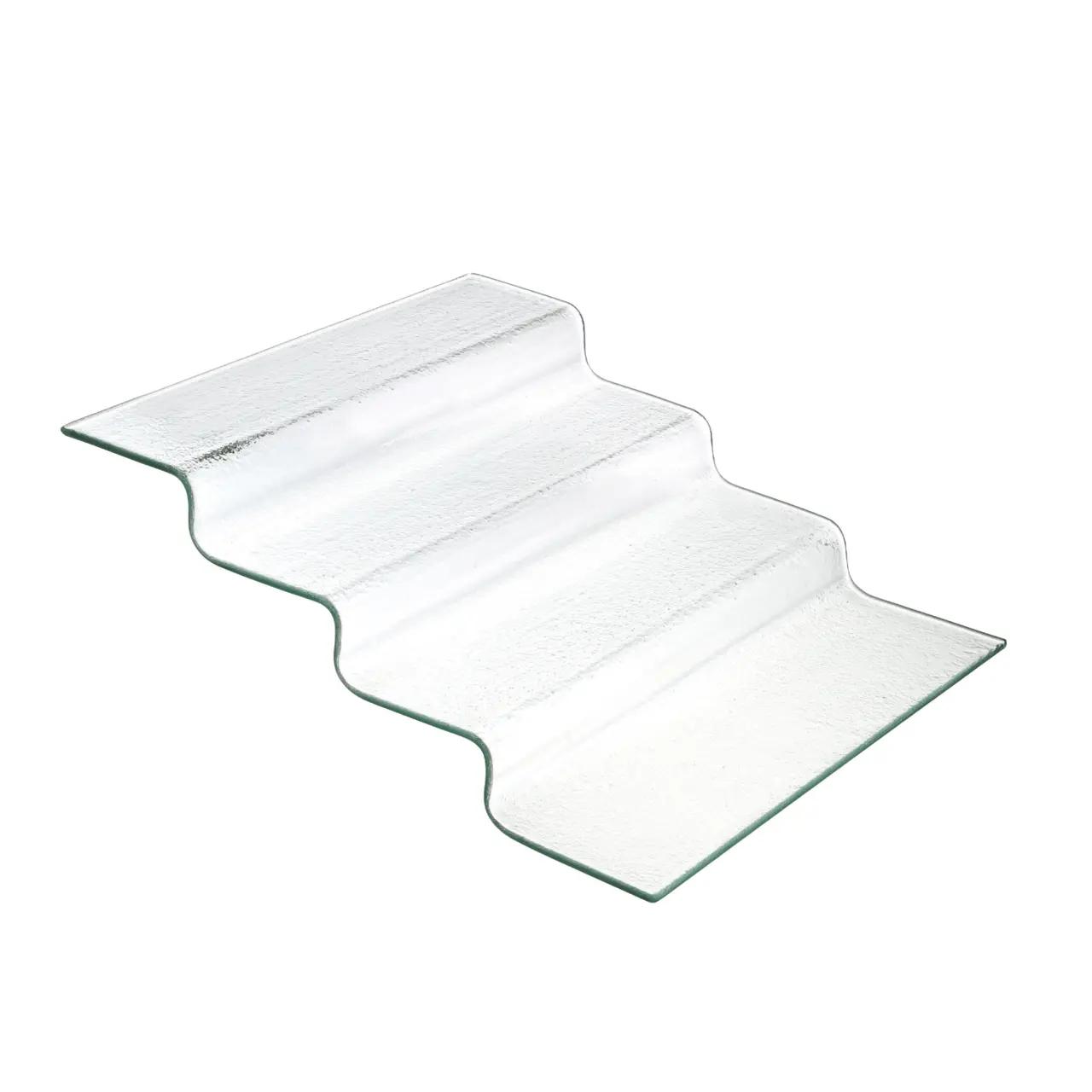 Hendi Scară de bufet din sticlă transparentă Hendi Fine Dine Vetro, 4 trepte, 400x350x125 mm - Articole pentru Bucatarie si Bufet | Webcoffee