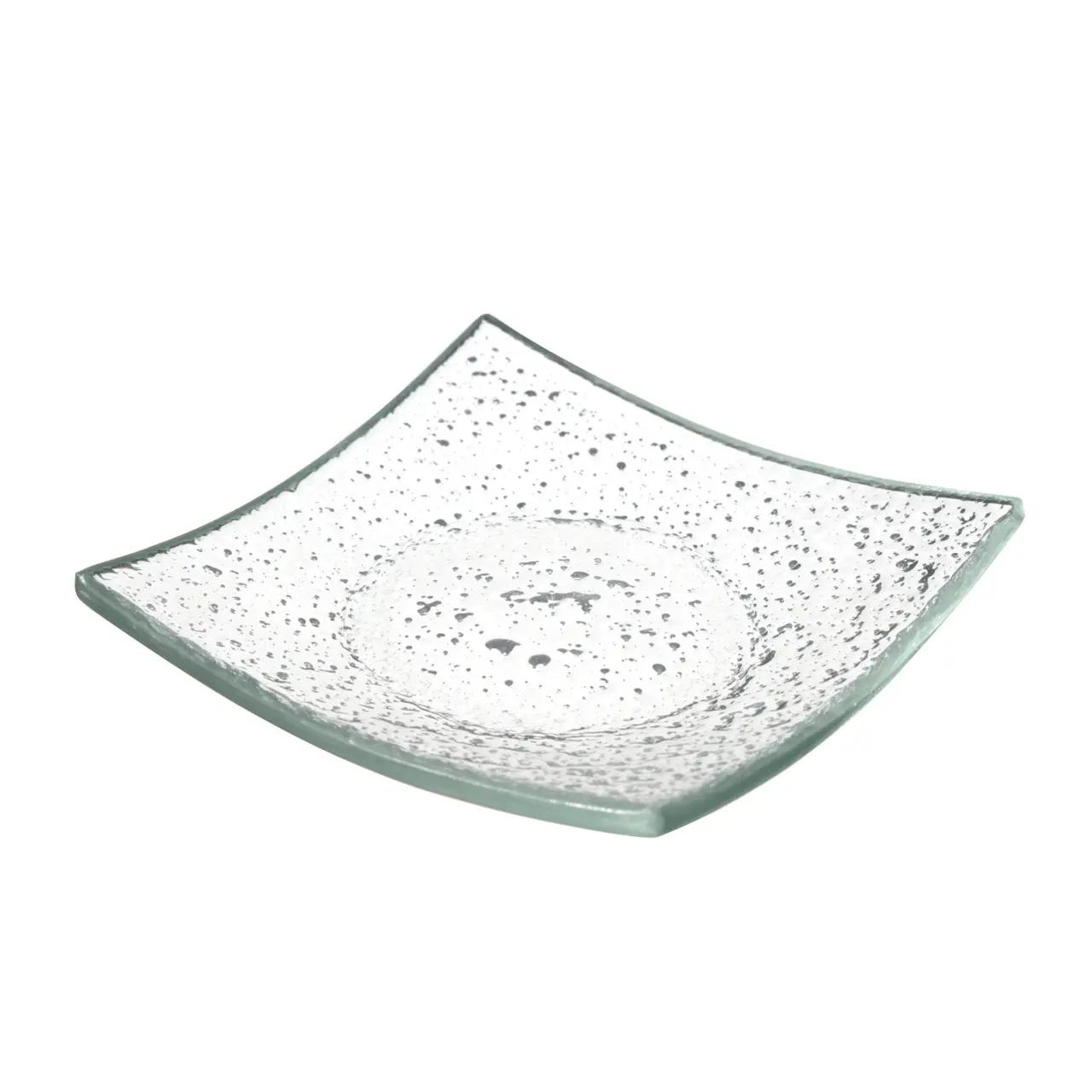 Hendi Farfurie patrata din sticla transparenta Vetro fingerfood, Fine Dine 80x80mm - Articole pentru Bucatarie si Bufet | Webcoffee