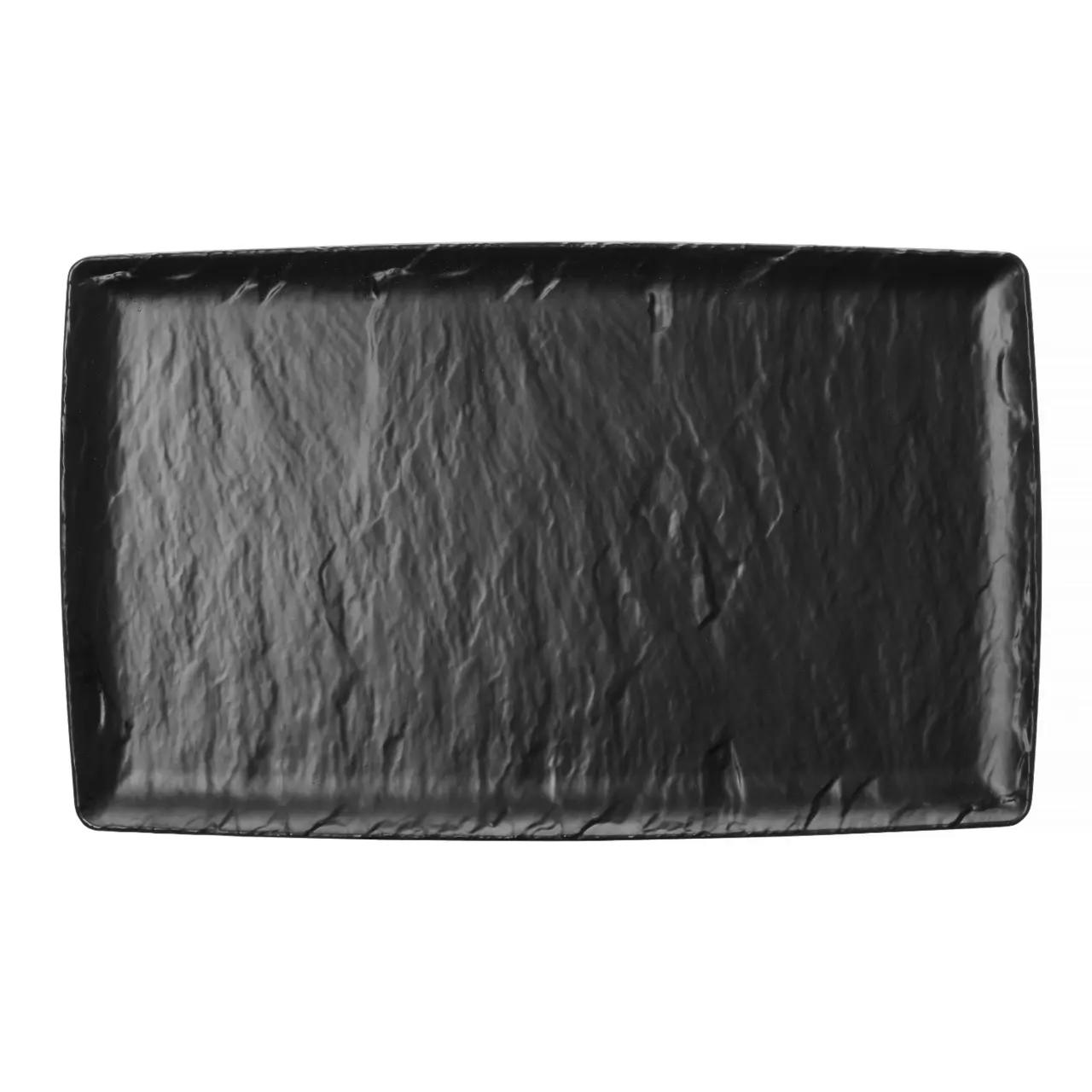 Hendi Platou melamină Rock, negru, GN 1/2, 265x325mm Fine Dine - Articole pentru Bucatarie si Bufet | Webcoffee