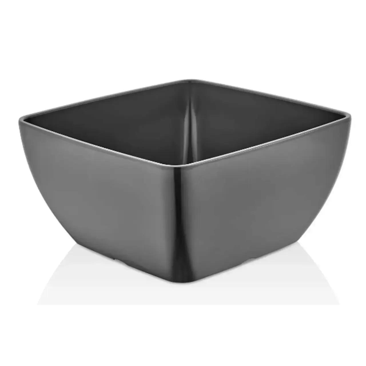 Hendi Bol pătrat din melamină, grafit, 250x250x(h)120mm Fine Dine - Articole pentru Bucatarie si Bufet | Webcoffee