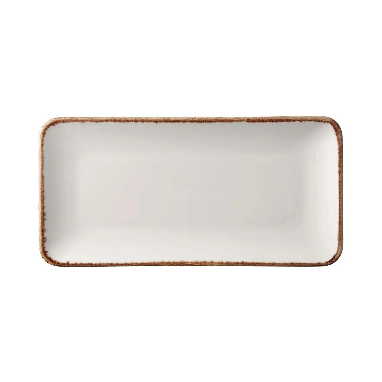 Hendi Farfurie dreptunghiulară Vanilie, 300x150 mm Fine Dine - Articole pentru Bucatarie si Bufet | Webcoffee