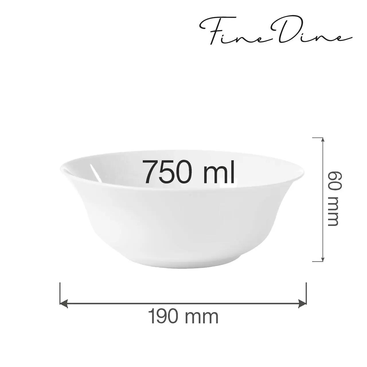Hendi Bol Bianco, Alb 750 ml, Fine Dine - Articole pentru Bucatarie si Bufet | Webcoffee