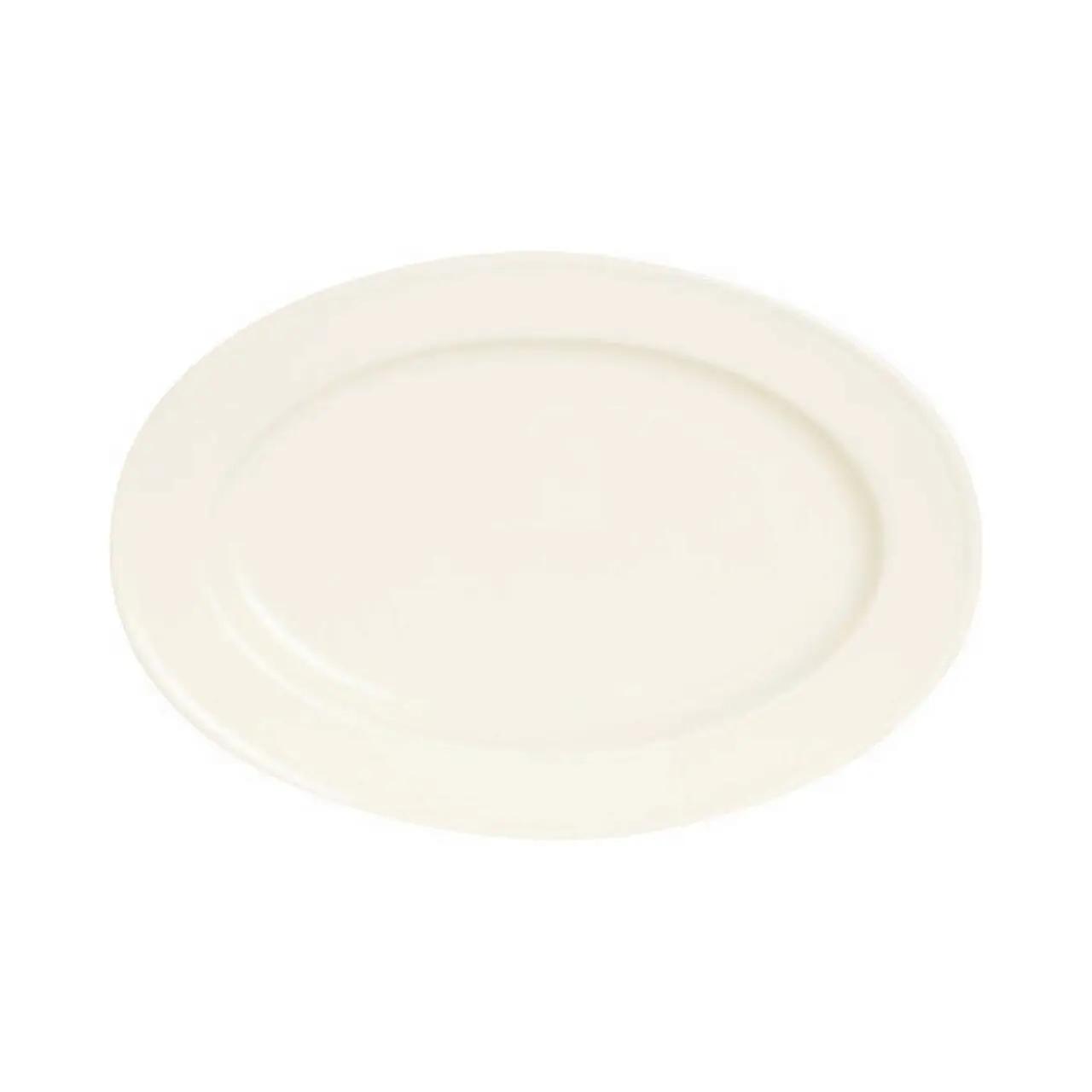 Hendi Platou oval Fine Dine, Crema 340x240 mm - Articole pentru Bucatarie si Bufet | Webcoffee