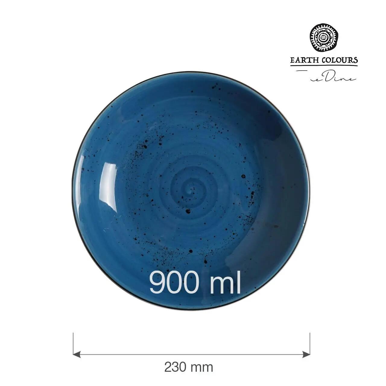 Hendi Farfurie adanca albastra Iris, 230 mm, 900 ml FIne Dine - Articole pentru Bucatarie si Bufet | Webcoffee