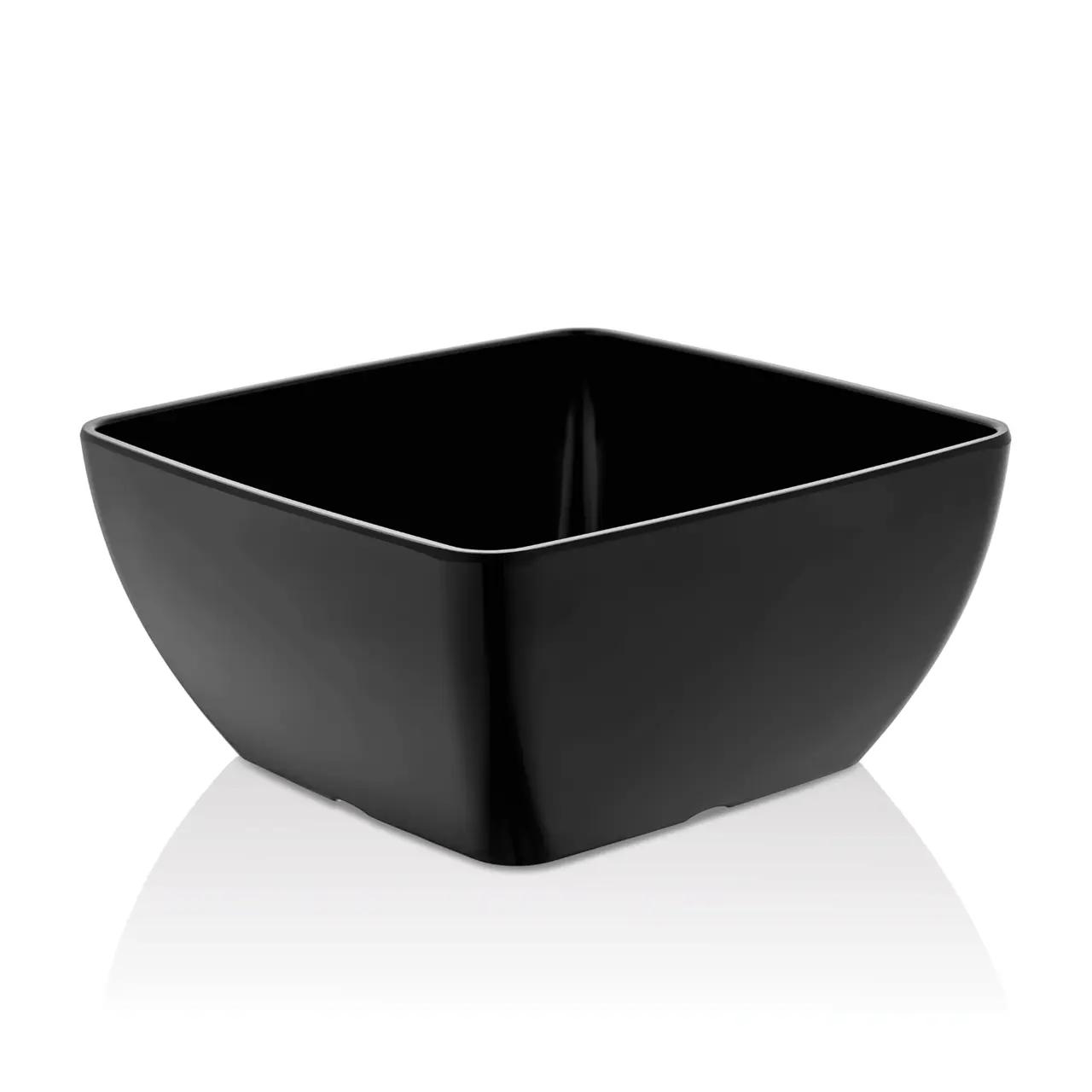Hendi Bol pătrat din melamină, negru, 125x125x(h)65 mm - Articole pentru Bucatarie si Bufet | Webcoffee