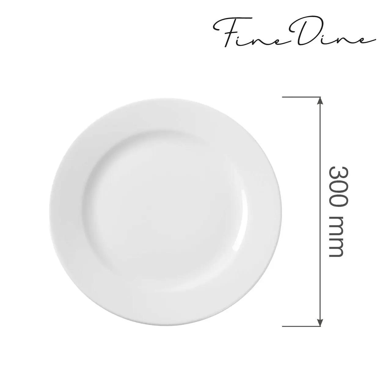 Hendi Farfurie intinsa Bianco 300 mm Fine Dine - Articole pentru Bucatarie si Bufet | Webcoffee