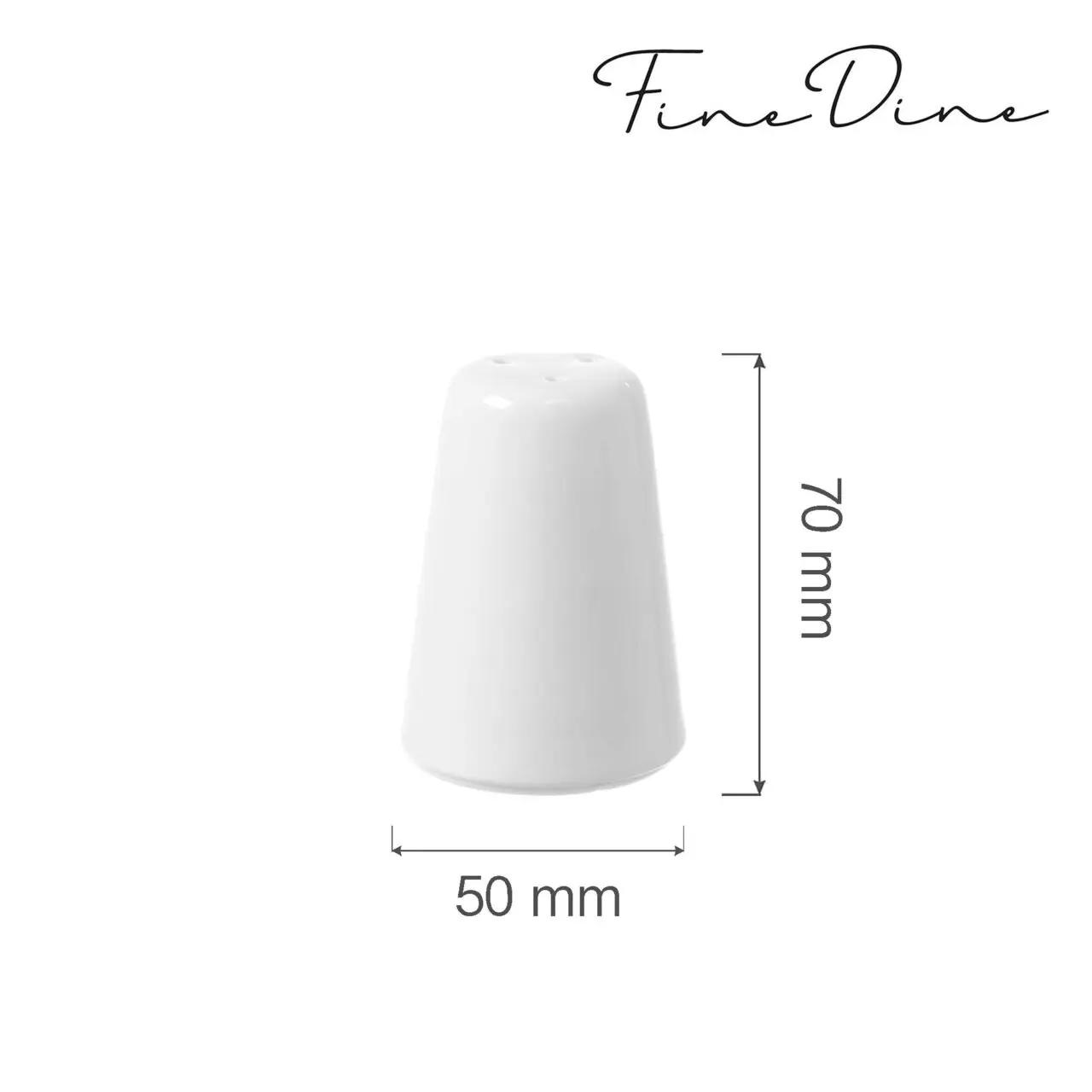 Hendi Piperniță Hendi Fine Dine Bianco din porțelan vitrificat alb, Ø 50x70 mm - Articole pentru Bucatarie si Bufet | Webcoffee