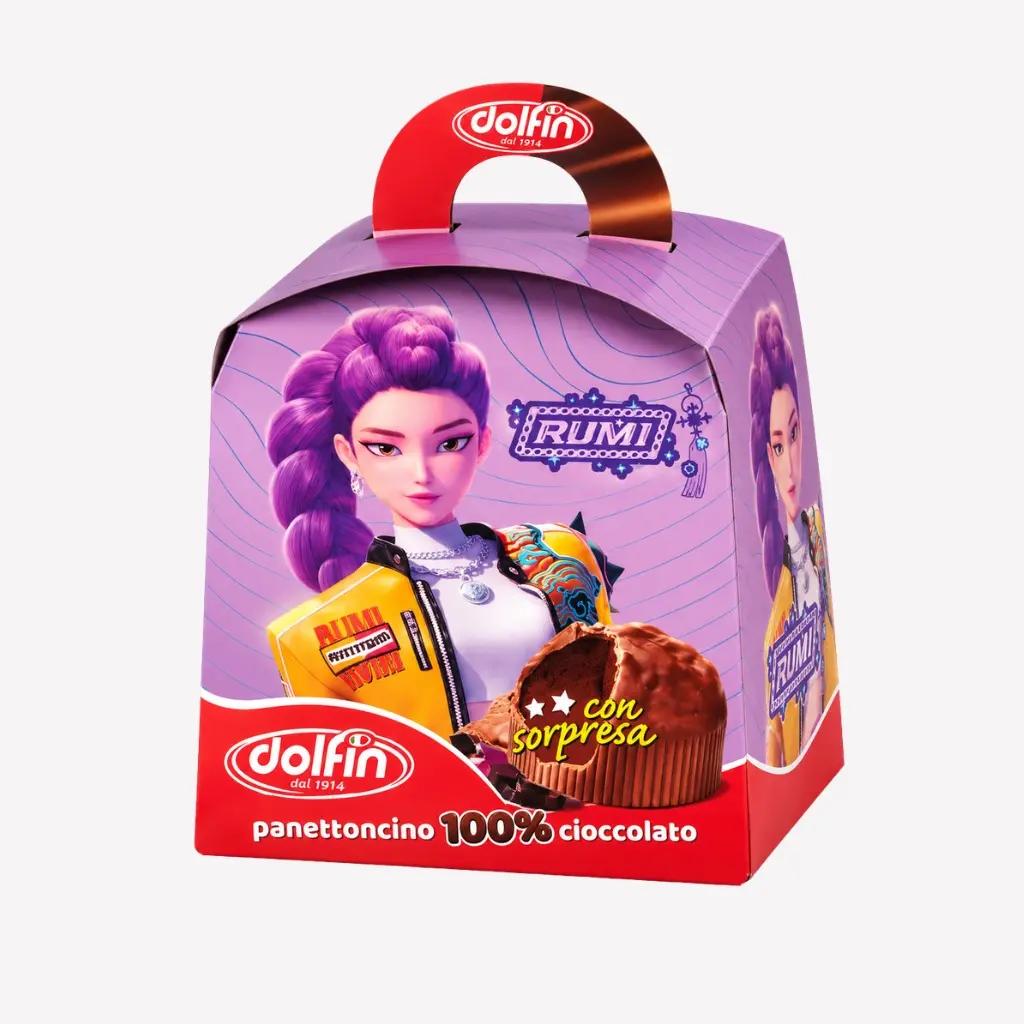 Dolfin Mini panettone de ciocolata cu surprize K-Pop, Dolfin 40g | Webcoffee