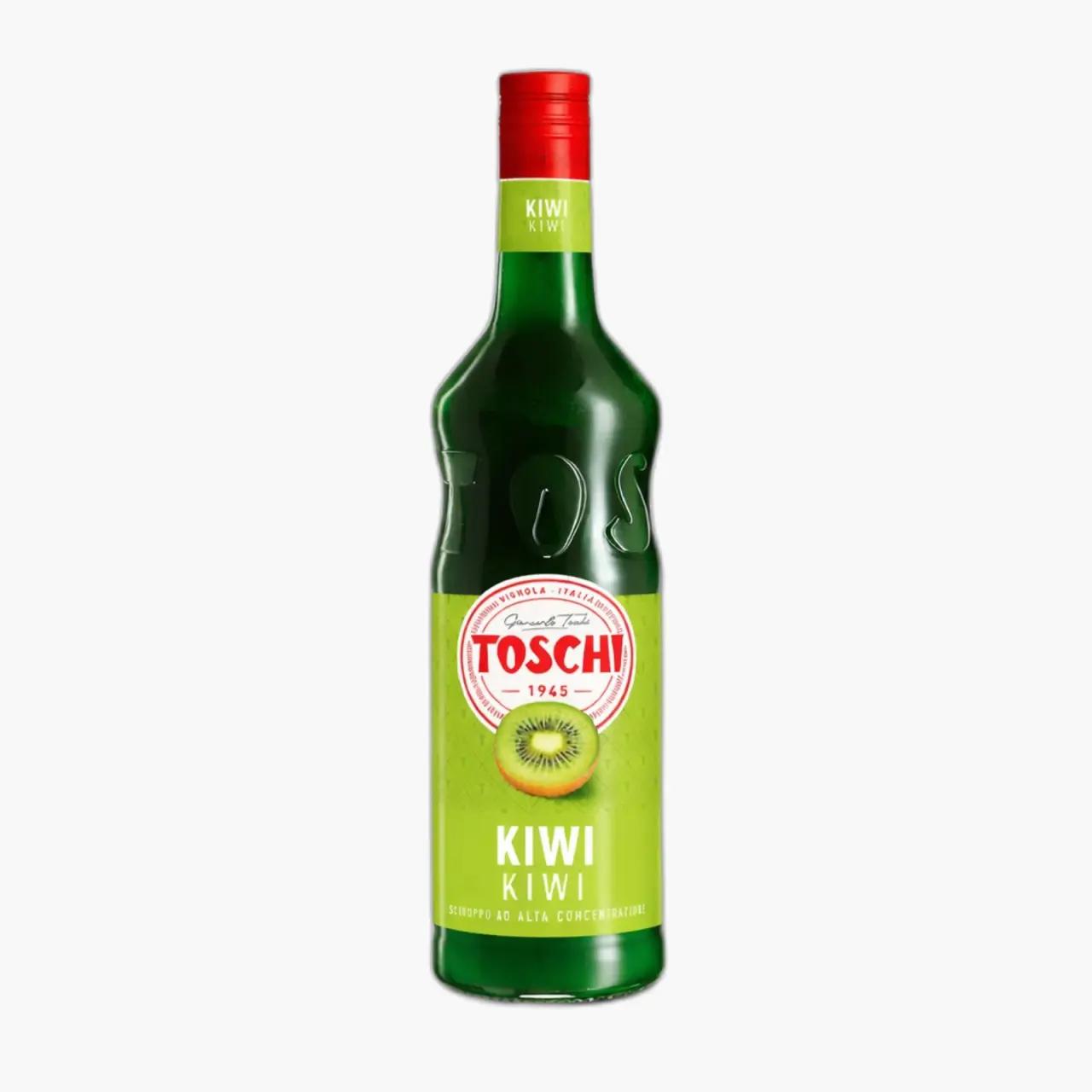 Toschi Sirop kiwi 1 L, sirop pentru cocktailuri, limonade și deserturi