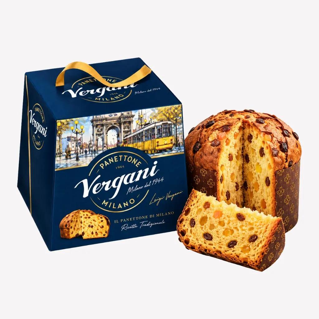 Vergani Panettone Traditional Clasic 500 g, specialitate italiană festivă