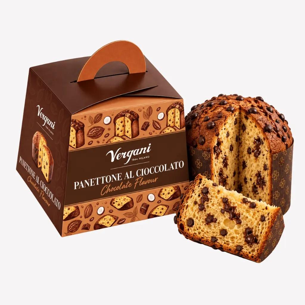 Vergani Panettone fara gluten cu ciocolata, Vergani 600g | Webcoffee