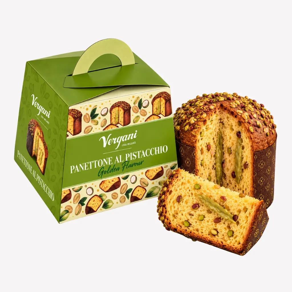 Vergani Panettone fără gluten cu fistic 600 g, specialitate italiană
