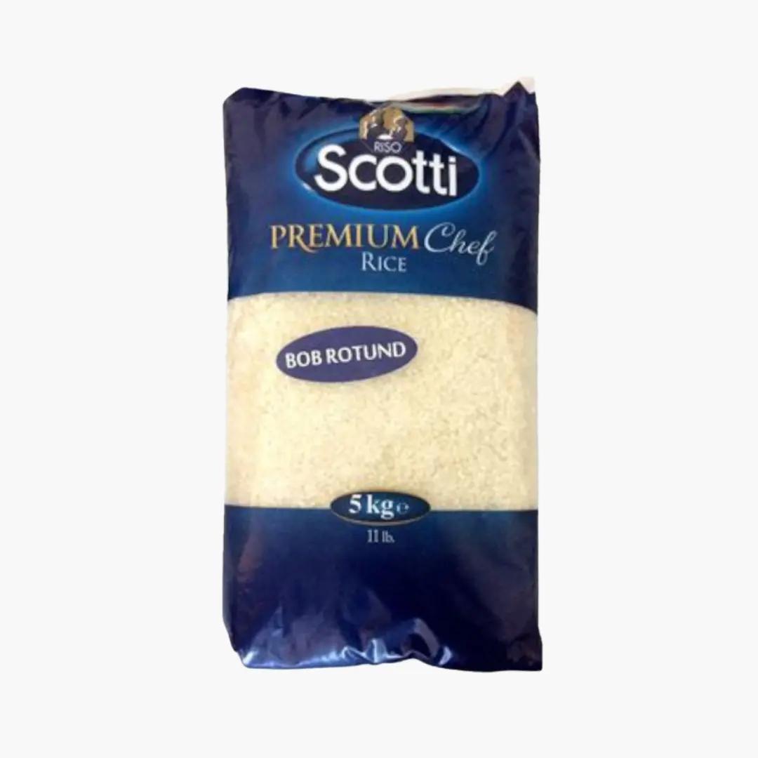 Riso Scotti Orez Premium Chef cu bob rotund, 5 kg, orez pentru risotto